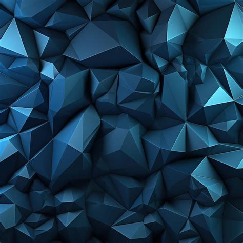 Premium Photo | A blue background with a pattern of triangles.