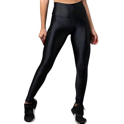 Calça Legging 3d Poliamida Academia Cintura Alta Premium Shopee Brasil