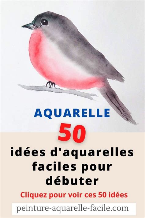 Id Es D Aquarelles Faciles Pour D Buter Aquarelles Faciles