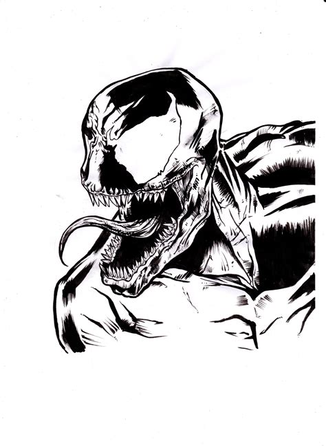 Venom Drawing At Getdrawings Free Download