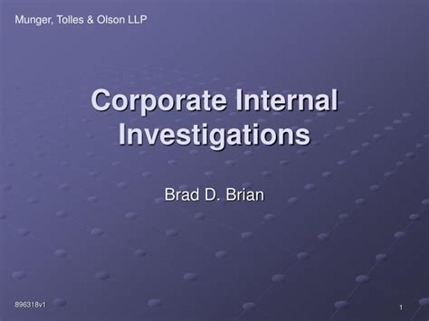 Ppt Corporate Internal Investigations Powerpoint Presentation Free