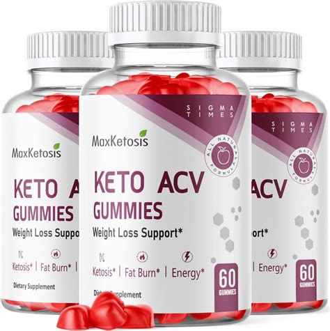 Amazon 3 Pack MaxKetosis Keto ACV Gummies MaxKetosis Keto ACV