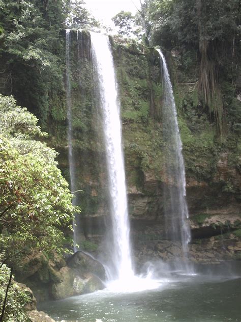 Mexico - Palenque waterfalls.