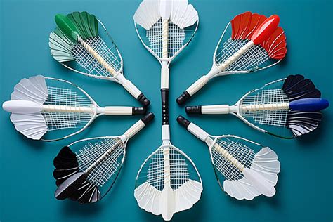 Badminton Badminton Racket And Shuttle Background High Resolution