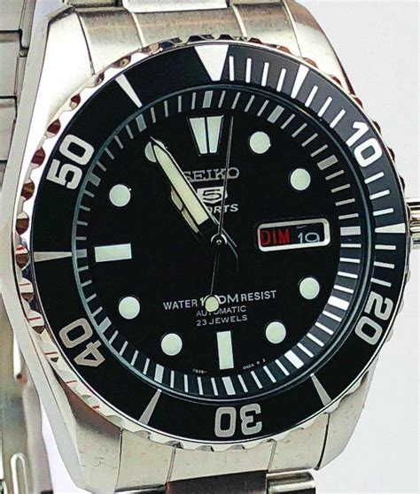 Seiko 5 Sports Automatic Submariner Styled ‘sea Urchin Mens Watch