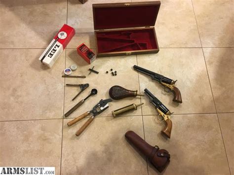 Armslist For Sale Two Cap And Ball Revolvers Made In Italy With Extras