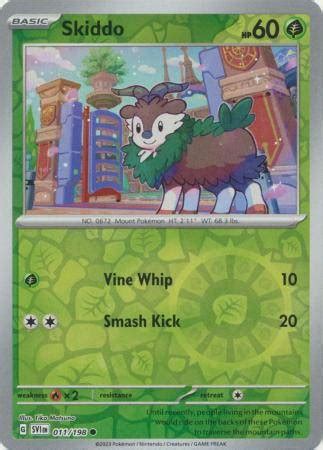 Skiddo 011 198 Common Reverse Holo Playset