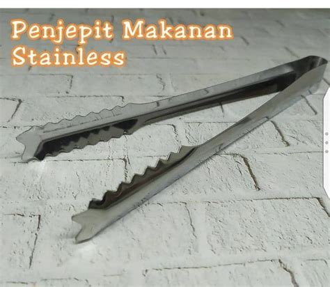 Penjepit Capitan Roti Es Batu Makanan Gorengan Stainless Lazada Indonesia