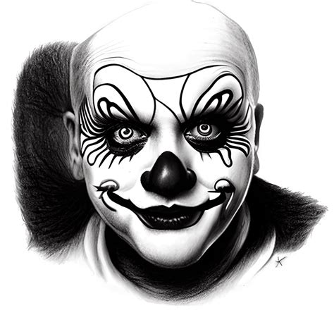 Clown Line Drawings · Creative Fabrica