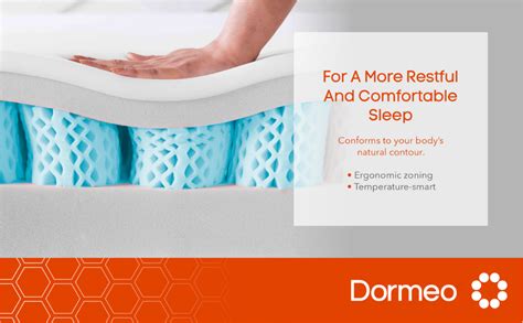 Dormeo Queen Premium Mattress Topper OctaspringⓇ Technology Bed