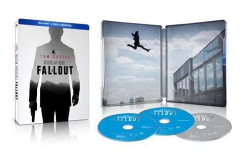 Mission Impossible Fallout SteelBook Includes Digital Copy Blu