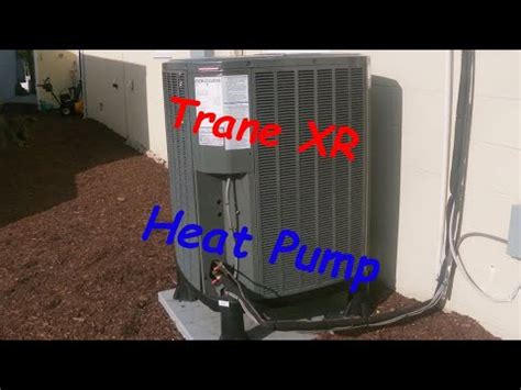 New Trane Xr Heat Pump Youtube