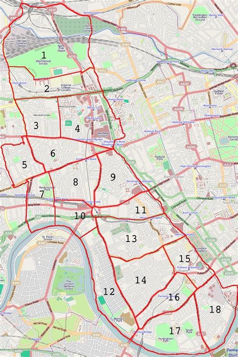 Fulham Map | Color 2018