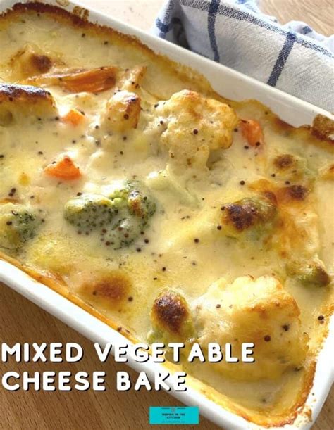 Mixed Vegetable Cheese Bake | Newbie In The Kitchen