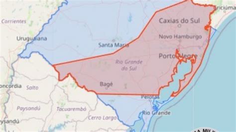 Defesa Civil Do Rs Emite Novo Alerta De Temporais Possibilidade De