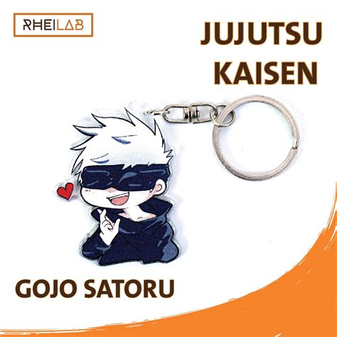 Jual Gantungan Kunci Acrylic Uv Print Anime Karakter Jujutsu Kaisen