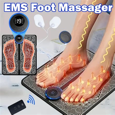 Ems Foot Massager Relaxation Pads Electric Massage Tool To Relieve Sore