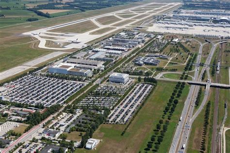 Luftbild München Flughafen Gelände des Flughafens Franz Josef Strauß