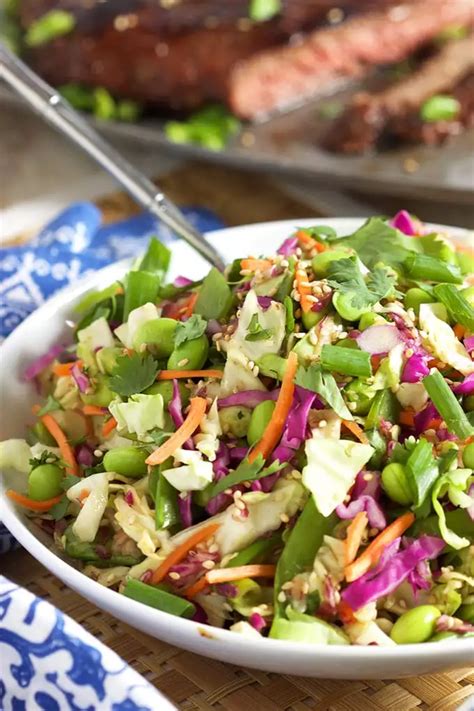 Easy Asian Style Coleslaw The Suburban Soapbox Asian Slaw Recipe Coleslaw Recipe Slaw Recipes