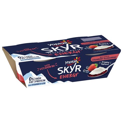 Yoplait Launches Skyr Energy The First Skyr With Real Fruit Added