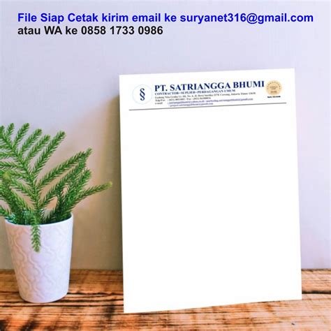 Jual Cetak Kop Surat A4 And F4 Shopee Indonesia