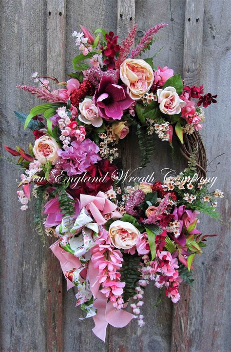 Victorian Valentine Garden Wreath A New England Wreath Company