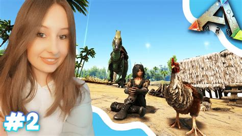 Je Tame Une Poule Ark The Island Fr Ark Fr Youtube