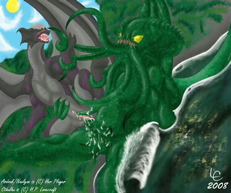 Rule 34 2008 Cthulhu Cthulhu Mythos Dated Dragon Green Body Hp Lovecraft Tentacle Tentacle