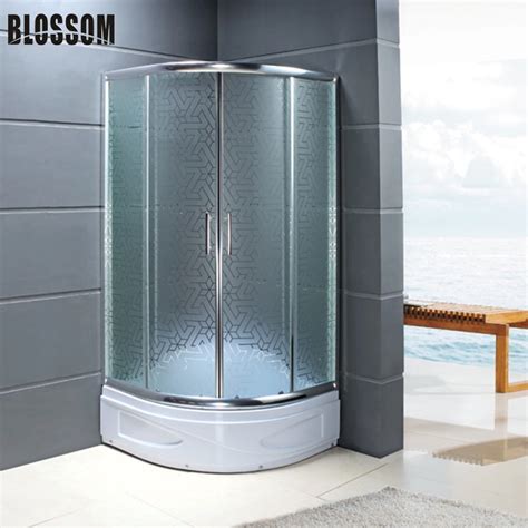 4mm Frosted Acid Glass Sector Shower Room Cubicle Cabin Enclosure