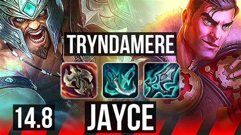 Tryndamere Vs Jayce Top Rank 4 Trynda Comeback 600 Games Kr