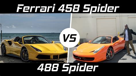 Ferrari 488: Ferrari 458 Spider Vs 488 Spider