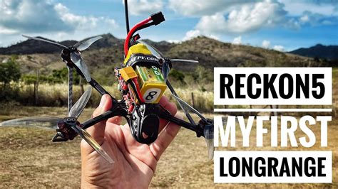 My First Long Range Flight With The Reckon 5 Dvr Range Sample Youtube