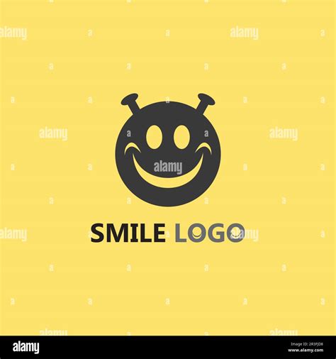 Smile Icon Smile Logo Vector Design Happy Emoticon Business Funny