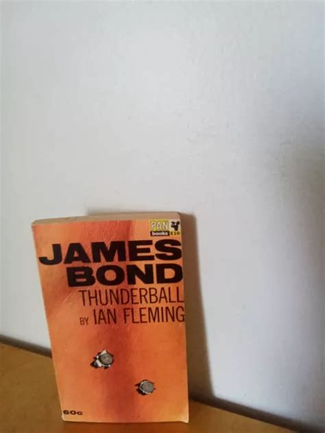 JAMES BOND THUNDERBALL IAN FLEMING PB 12TH 1965 PAN BOOKS London EUR 6