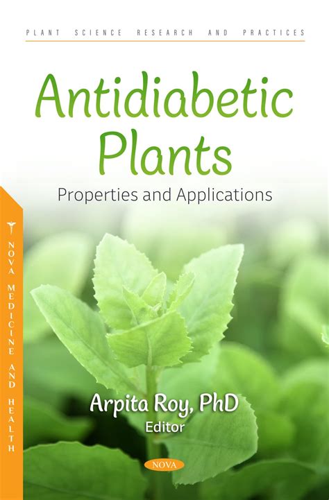 Antidiabetic Plants Properties And Applications Nova Science Publishers