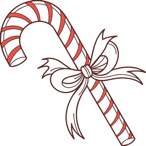 candy cane clip art  vector art  vecteezy