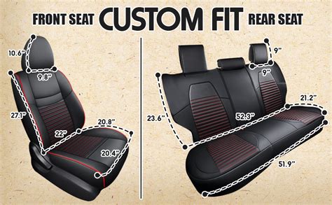 Amazon Lingvido Custom Fit Nissan Rogue Seat Covers