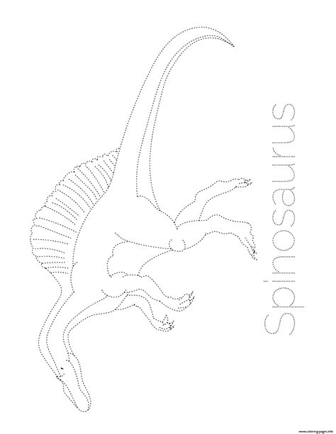 Dinosaur Tracing Free Printable Tracing Is A Great Activity For Kids