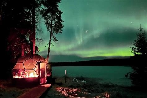 Aurora Borealis Dinner In A Glass Igloo