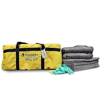 EarthSafe 1 Flashdry Portable Complete Spill Kits Includes Yellow