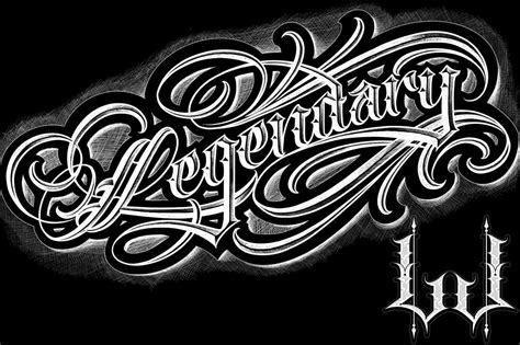 Legendary Custom Script Lettering Drawing In Lettering Design