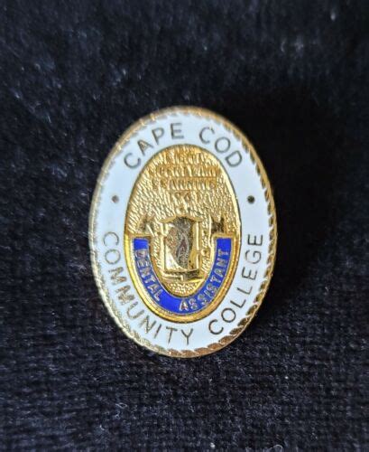 Nursing School Pin Cape Cod Comm College Dental Assistant Gold