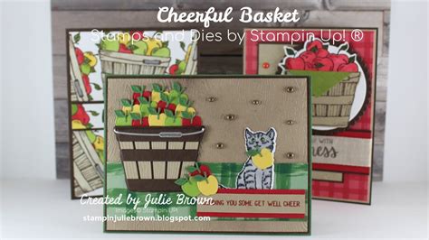 Cheerful Basket Bundle By Stampin Up Three Ways YouTube