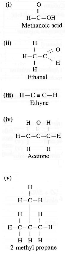 Structural Formula Of Methanal