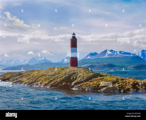 les eclaireurs lighthouse ushuaia argentina  res stock photography