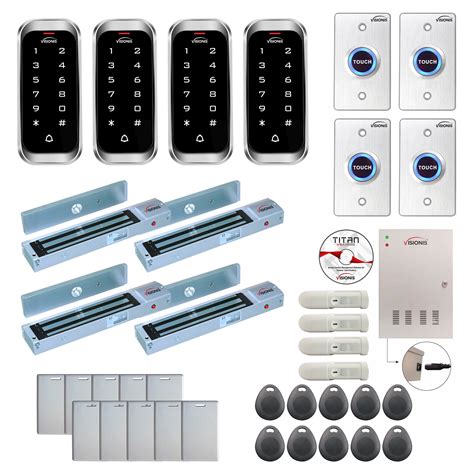 FPC 8156 Four Doors Access Control Electromagnetic Lock For Outswinging