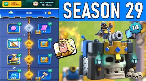 GRATIS NUEVO PASS ROYALE SEASON 29 CLASH ROYALE NUEVAS SKINS Y EMOTES