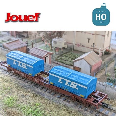 Wagon Multimodal S Conteneurs T T S Sncf Ep V Ho Jouef Hj