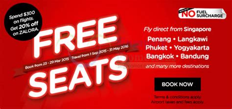 Expired Air Asia Free Seats Promotion Mar