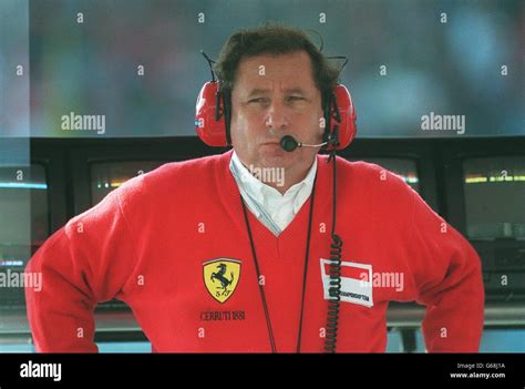 Motor Racing European Grand Prix Ferrari Boss Jean Todt Stock Photo